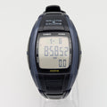 Casio Phys STP-100 Pedometer Watch — Navy/Black, Walking Calorie Counter, Sold Naked - Bezel & Hide