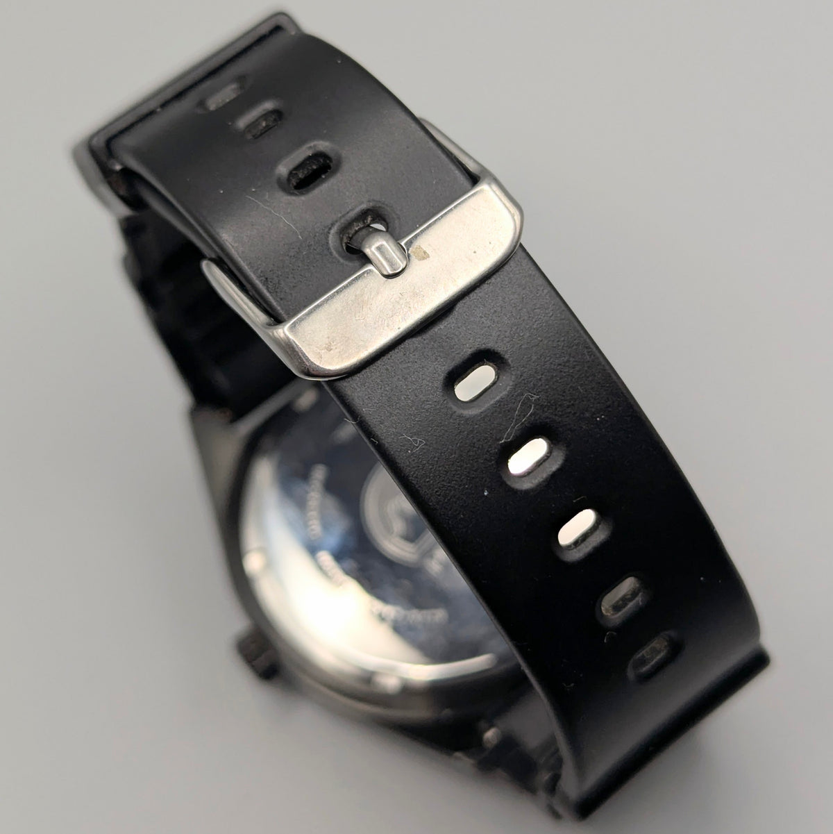 Pulsar YA12-X128 Sport Men's Watch — Black, Green Dial, 45mm, 100m - Bezel & Hide