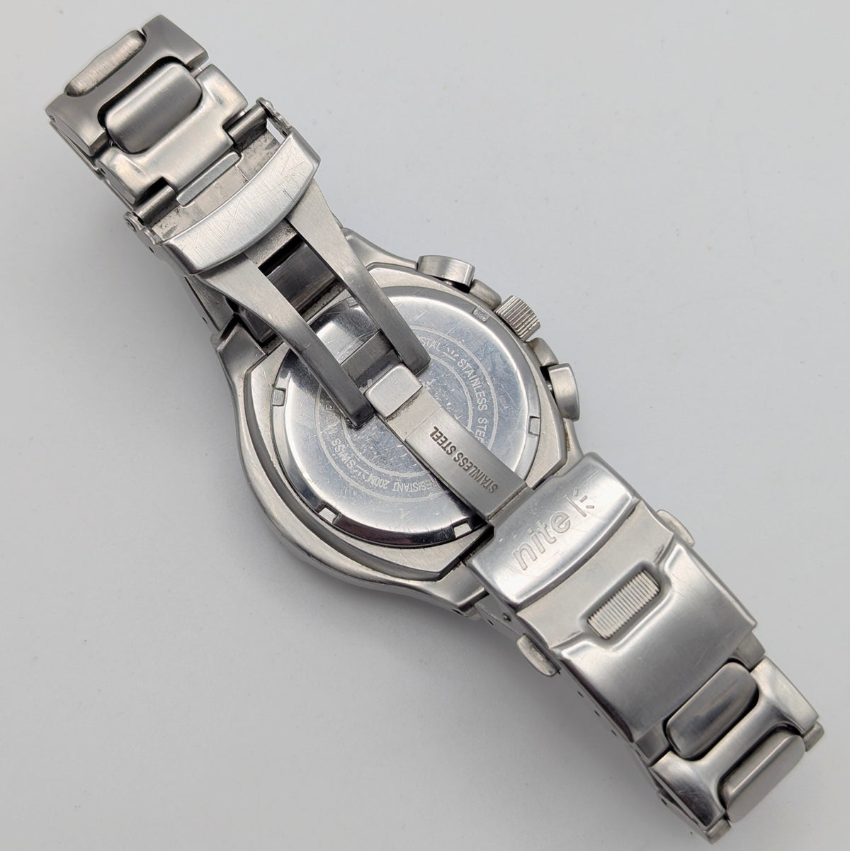 Nite GX70-201 Blue Dial - Bezel & Hide