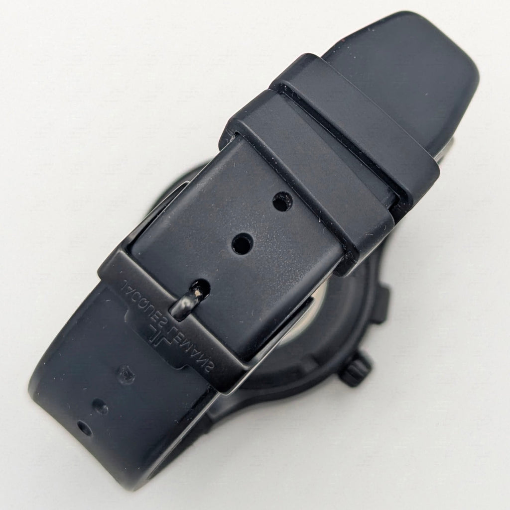 Jacques Lemans Hybromatic 1-2109 Hybrid Quartz Watch, Black & Orange, Boxed