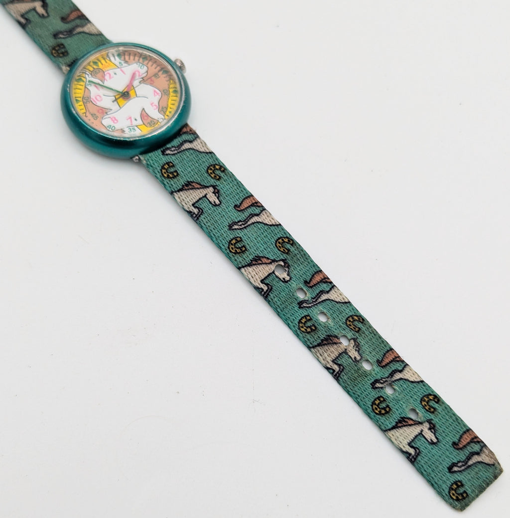 Flik Flak Horses Kids Watch — A Playful Swiss Timepiece, Sold Naked - Bezel & Hide