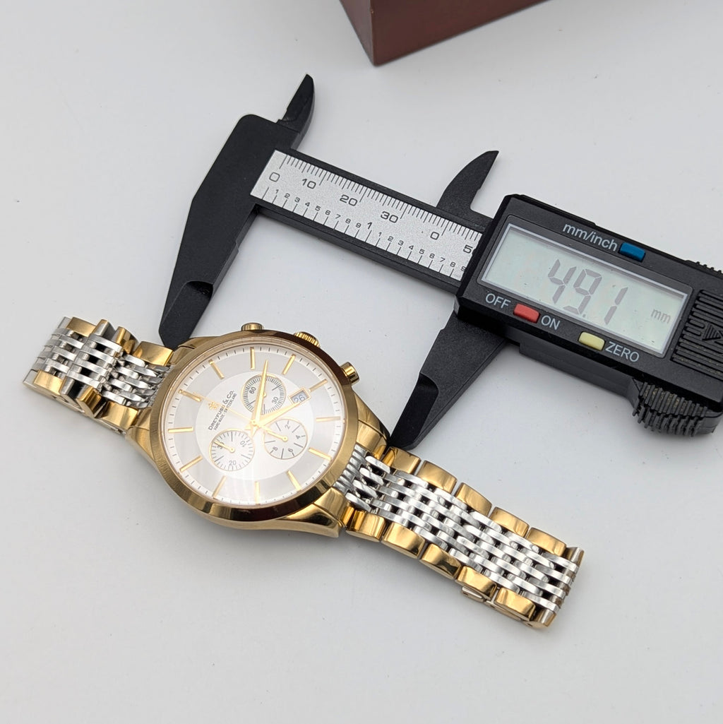 Dreyfuss & Co 1953 Series Quartz Chronograph - Bezel & Hide