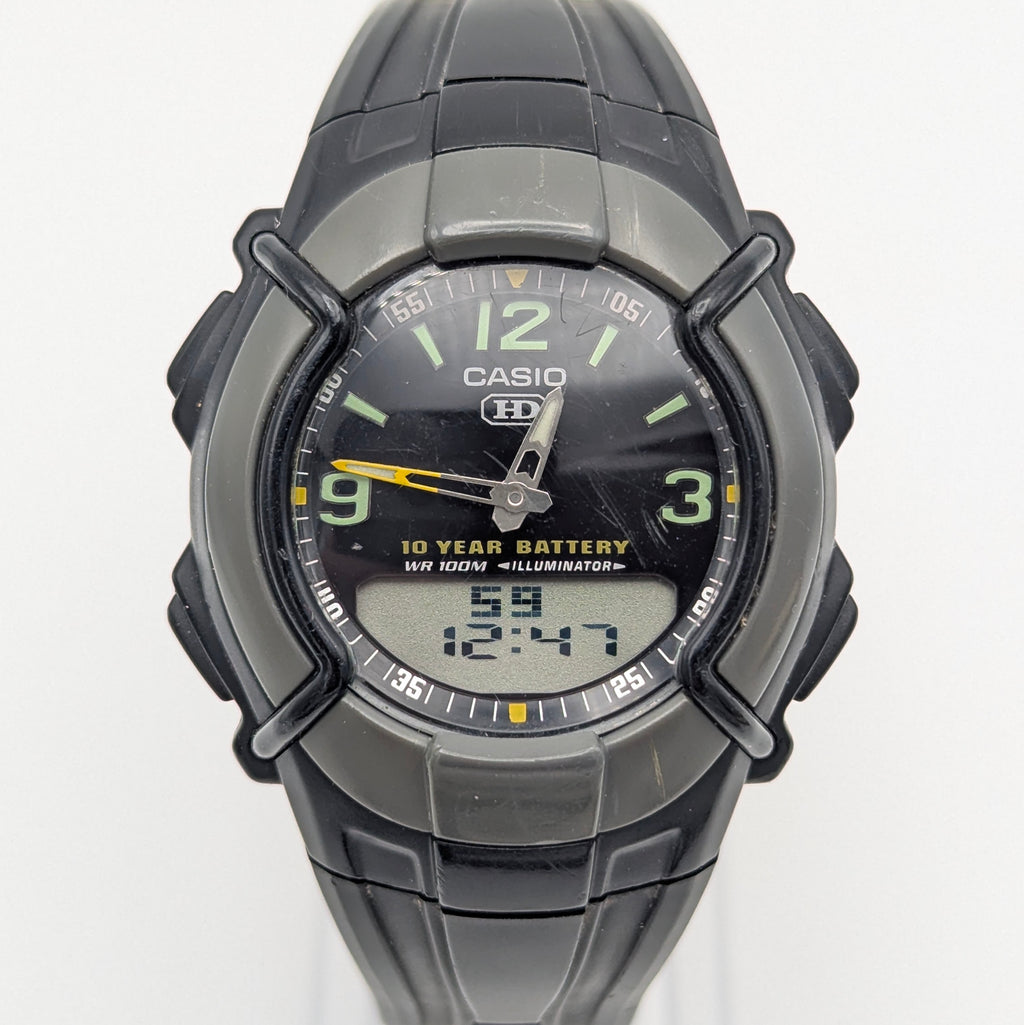 Casio ana/digital watch - Bezel & Hide