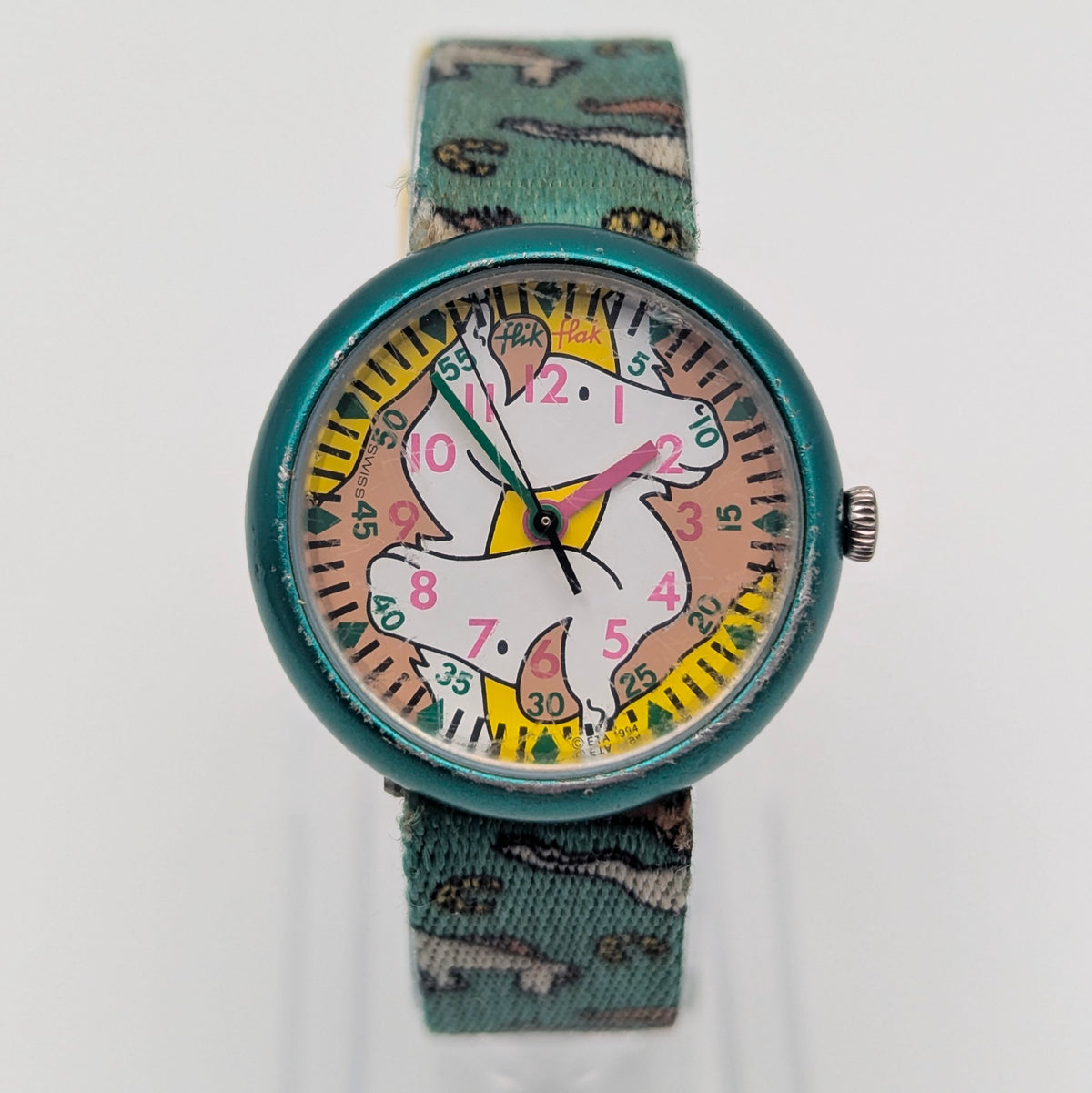 Flik Flak Horses Kids Watch — A Playful Swiss Timepiece, Sold Naked - Bezel & Hide