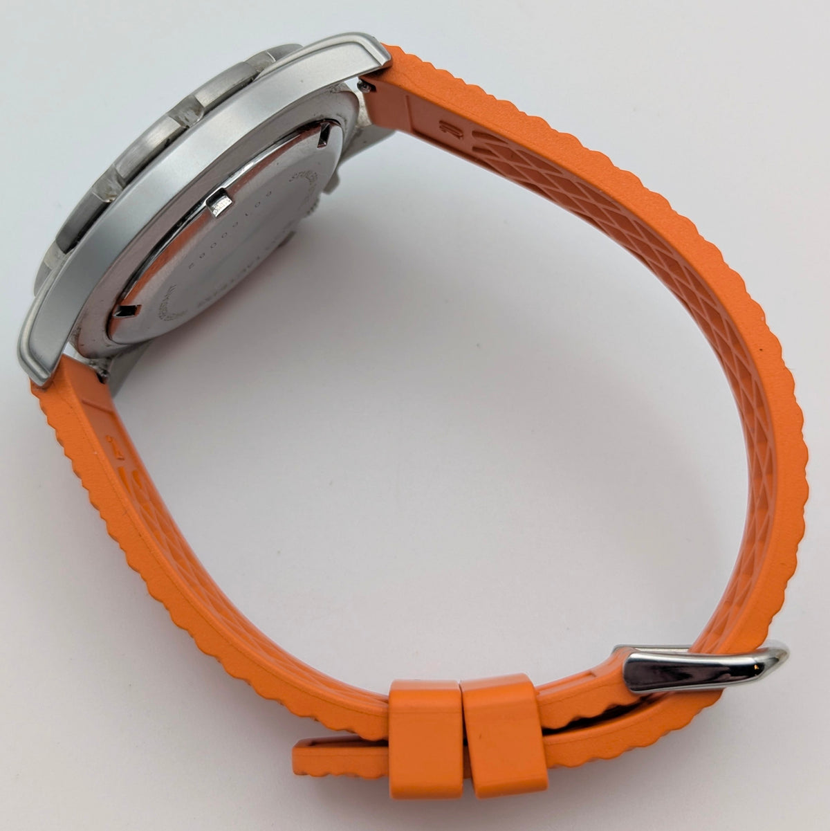 Aqua Lung Professional 500M Quartz Watch | Orange Dassari FKM Strap