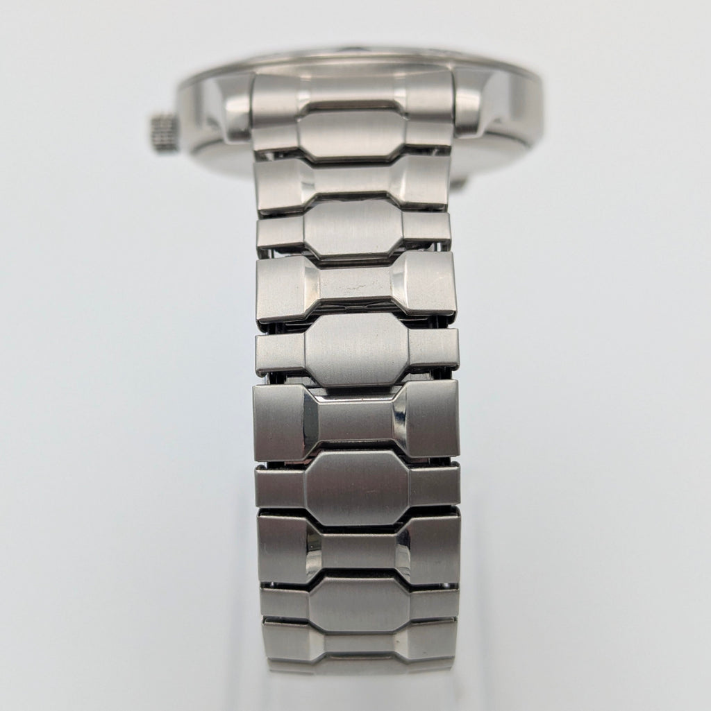 Timex Fieldstone Way Indiglo WR50M Sport Watch — Navy Dial, Expansion Bracelet, Date, Sold Naked - Bezel & Hide