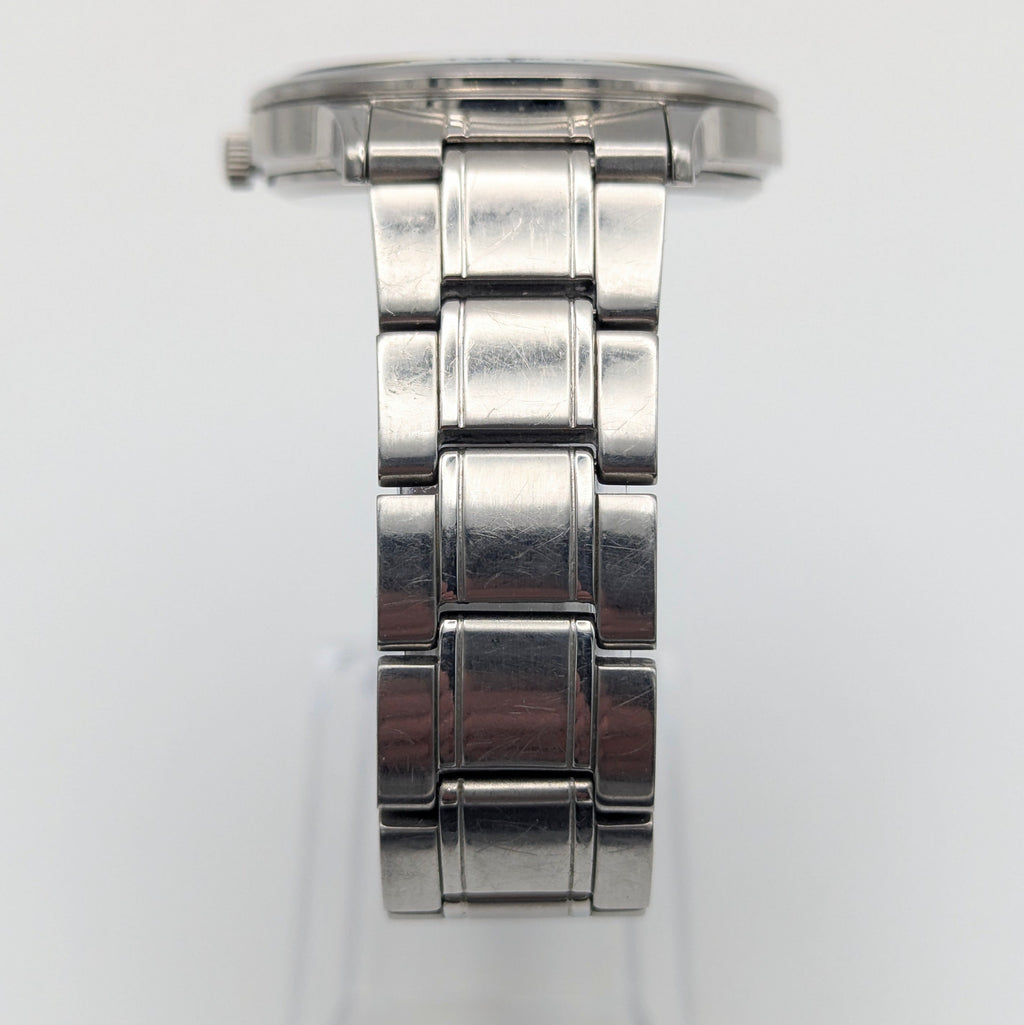 Seiko 7N42 Blue Sunburst Dial Men's Watch — Sold Naked - Bezel & Hide