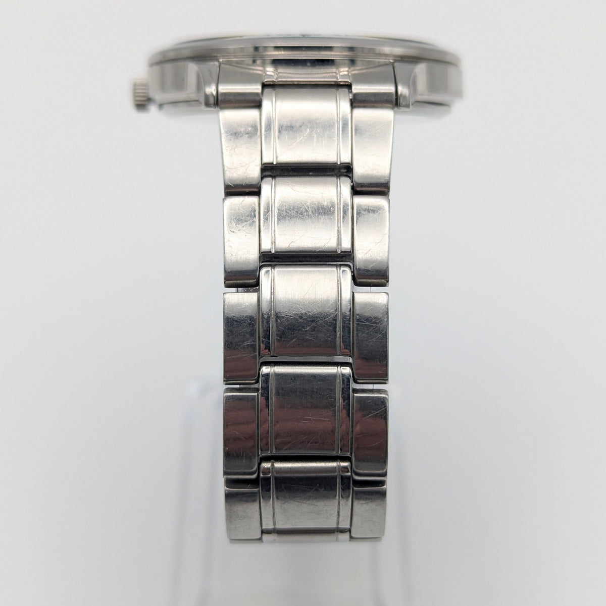Seiko 7N42 Blue Sunburst Dial Men's Watch — Sold Naked - Bezel & Hide