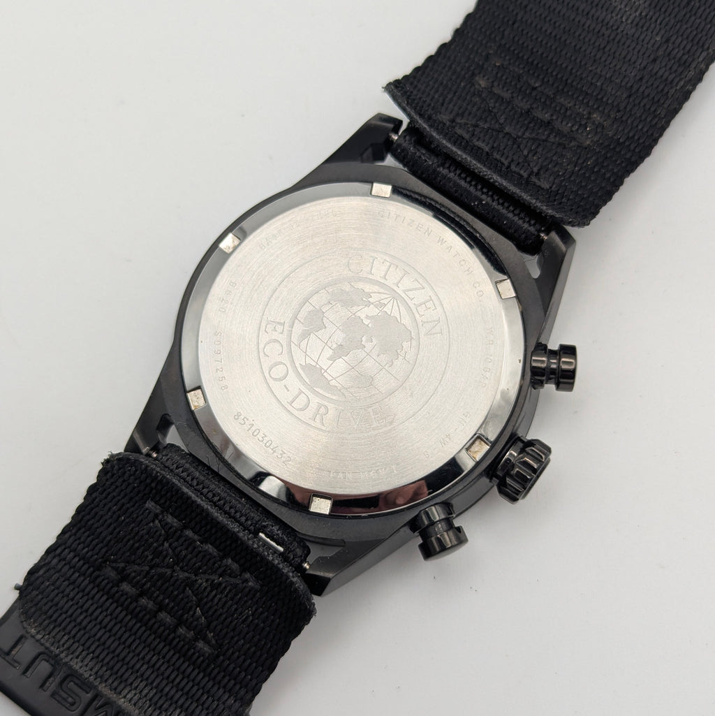 Citizen Avion Eco-Drive Chronograph - Bezel & Hide
