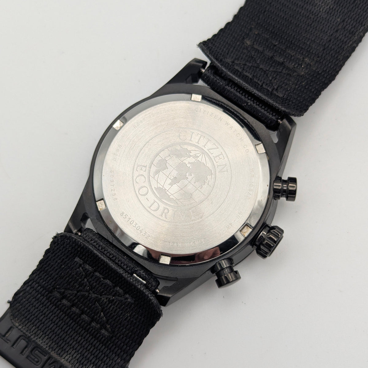 Citizen Avion Eco-Drive Chronograph - Bezel & Hide