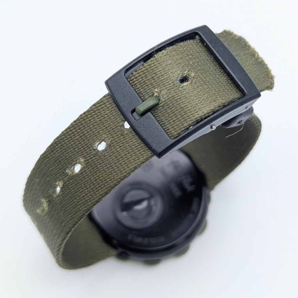 Flik Flak Kids Tribal Military Quartz Watch — Swiss Made, Time-Teaching Fun, Sold Naked - Bezel & Hide