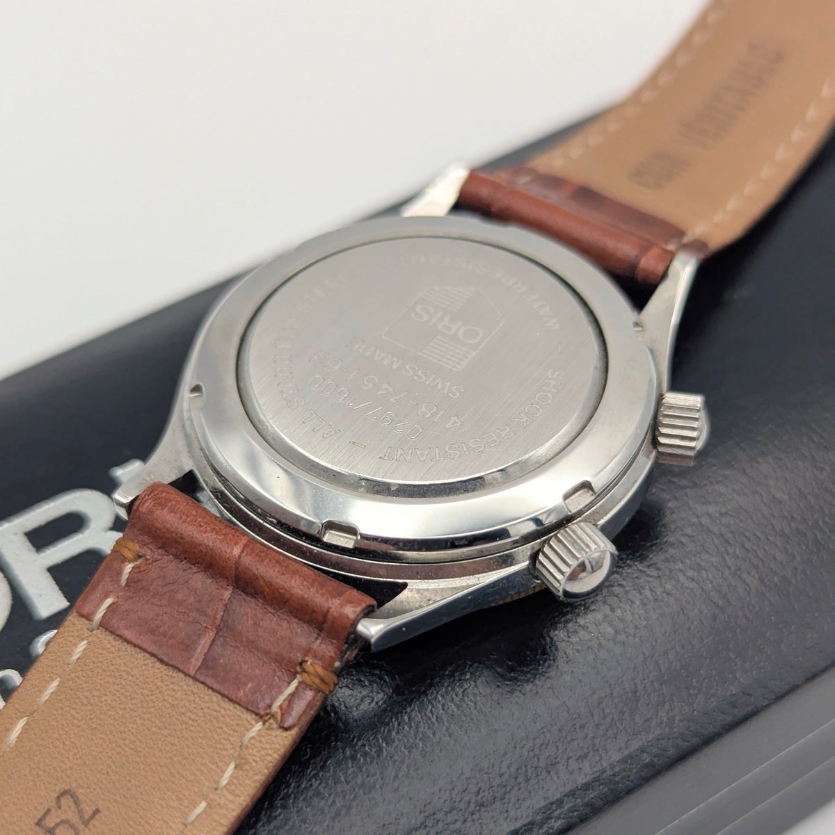 Oris Wrist Alarm Limited Edition – Ref. 418-7451-63 | 18kt Gold Bezel | No. 0297/1600 - Bezel & Hide