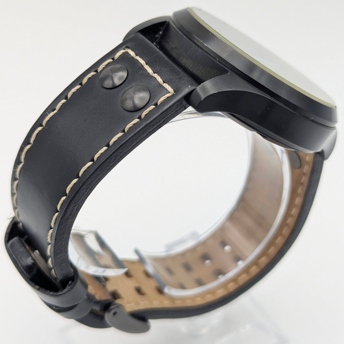 Nite ICON Tritium Field Watch — Black PVD, 100m, Men's - Bezel & Hide