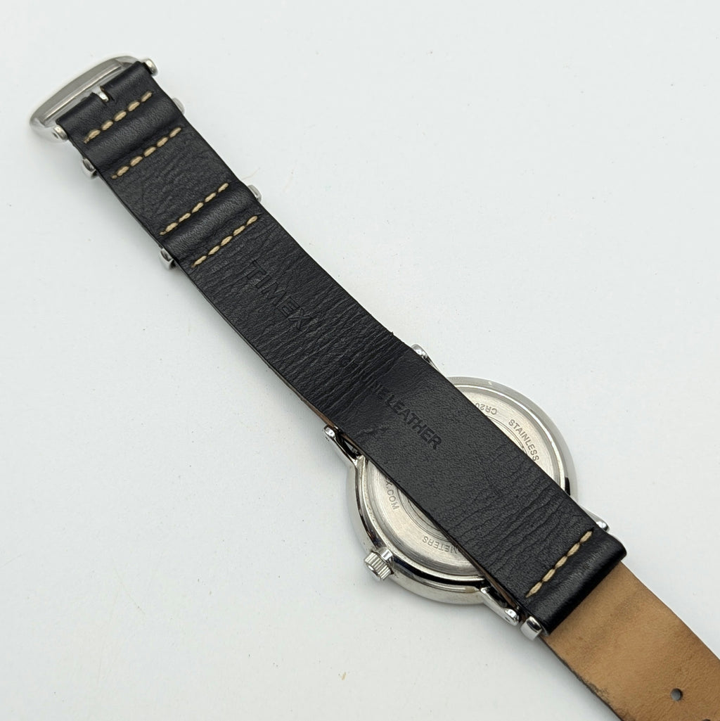 Timex Southview TW2R28600 Quartz — Black Dial, Black Leather NATO, Sold Naked - Bezel & Hide