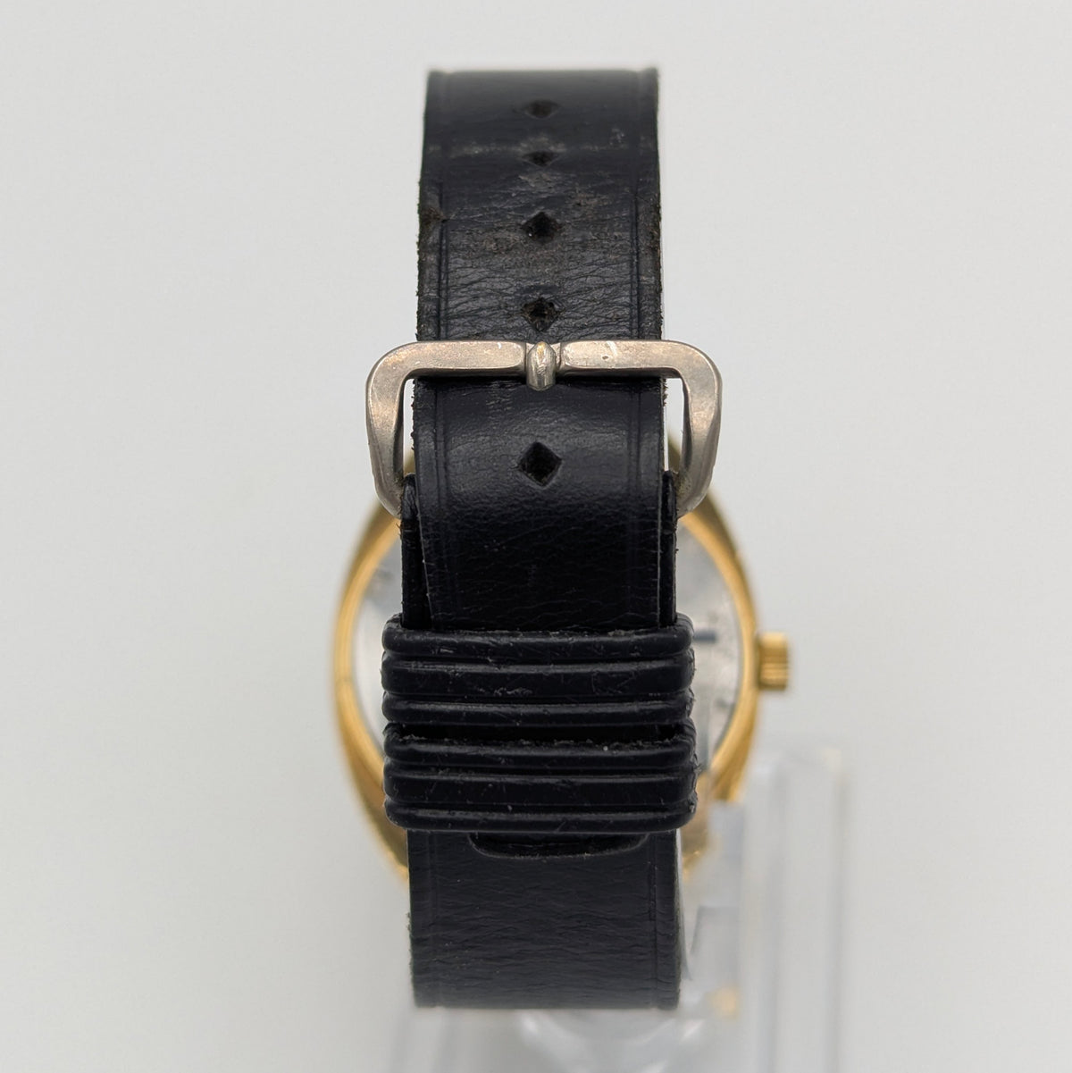 Montine of Switzerland Manual Wind Watch — 1970s Gold-Tone Elegance, Sold Naked - Bezel & Hide