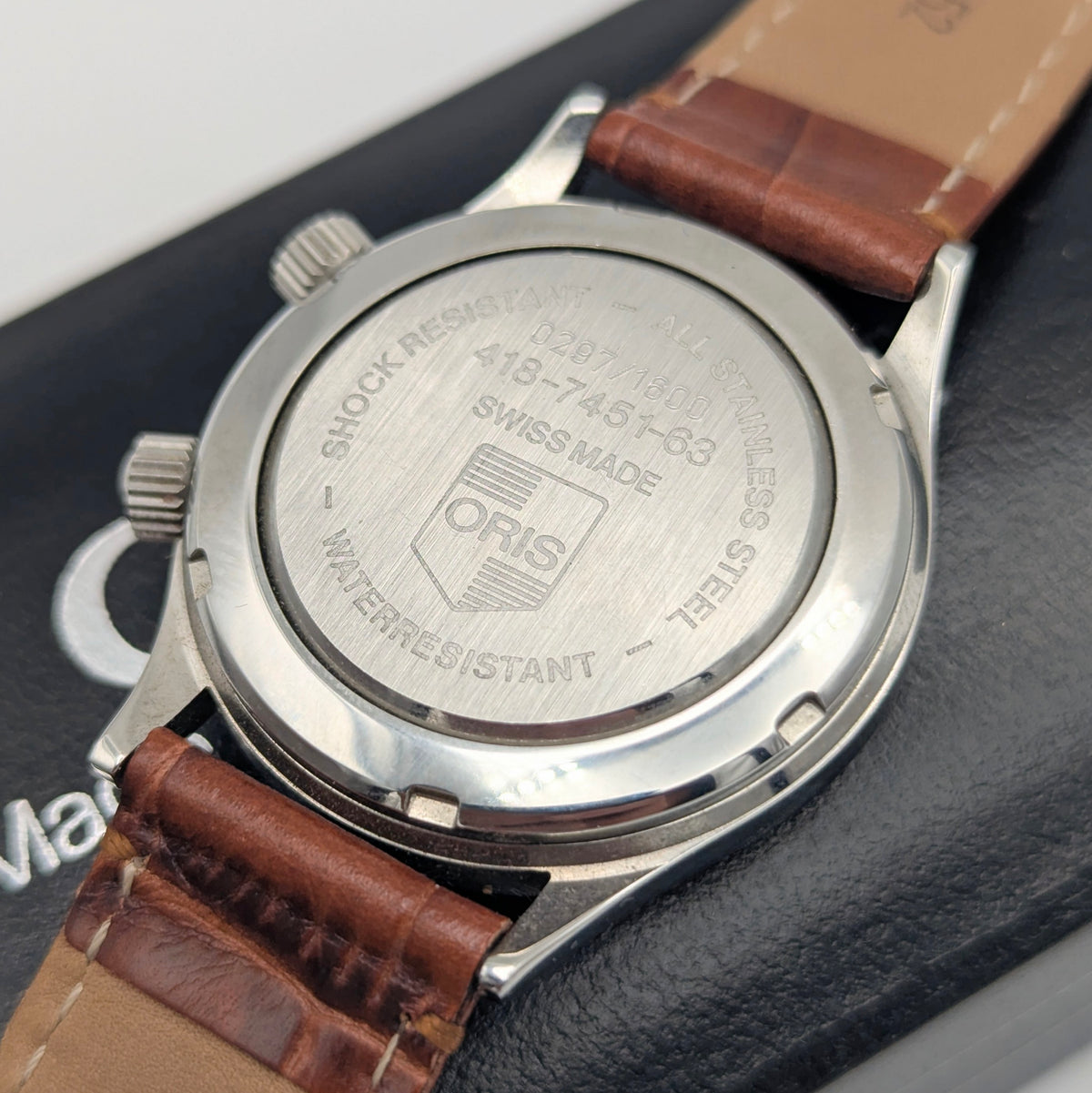 Oris Wrist Alarm Limited Edition – Ref. 418-7451-63 | 18kt Gold Bezel | No. 0297/1600 - Bezel & Hide