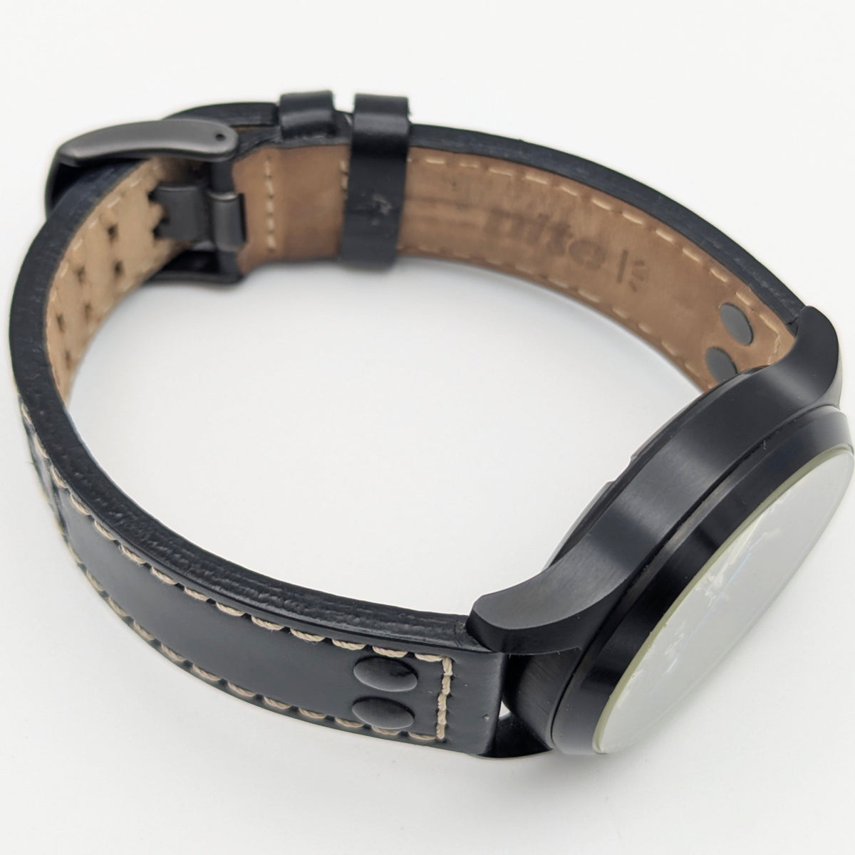 Nite ICON Tritium Field Watch — Black PVD, 100m, Men's - Bezel & Hide