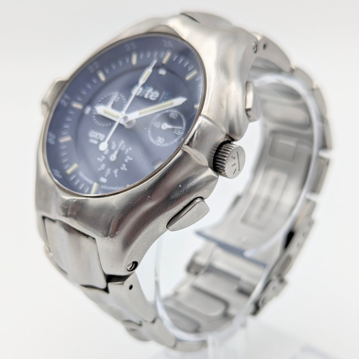 Nite GX70-201 Blue Dial - Bezel & Hide