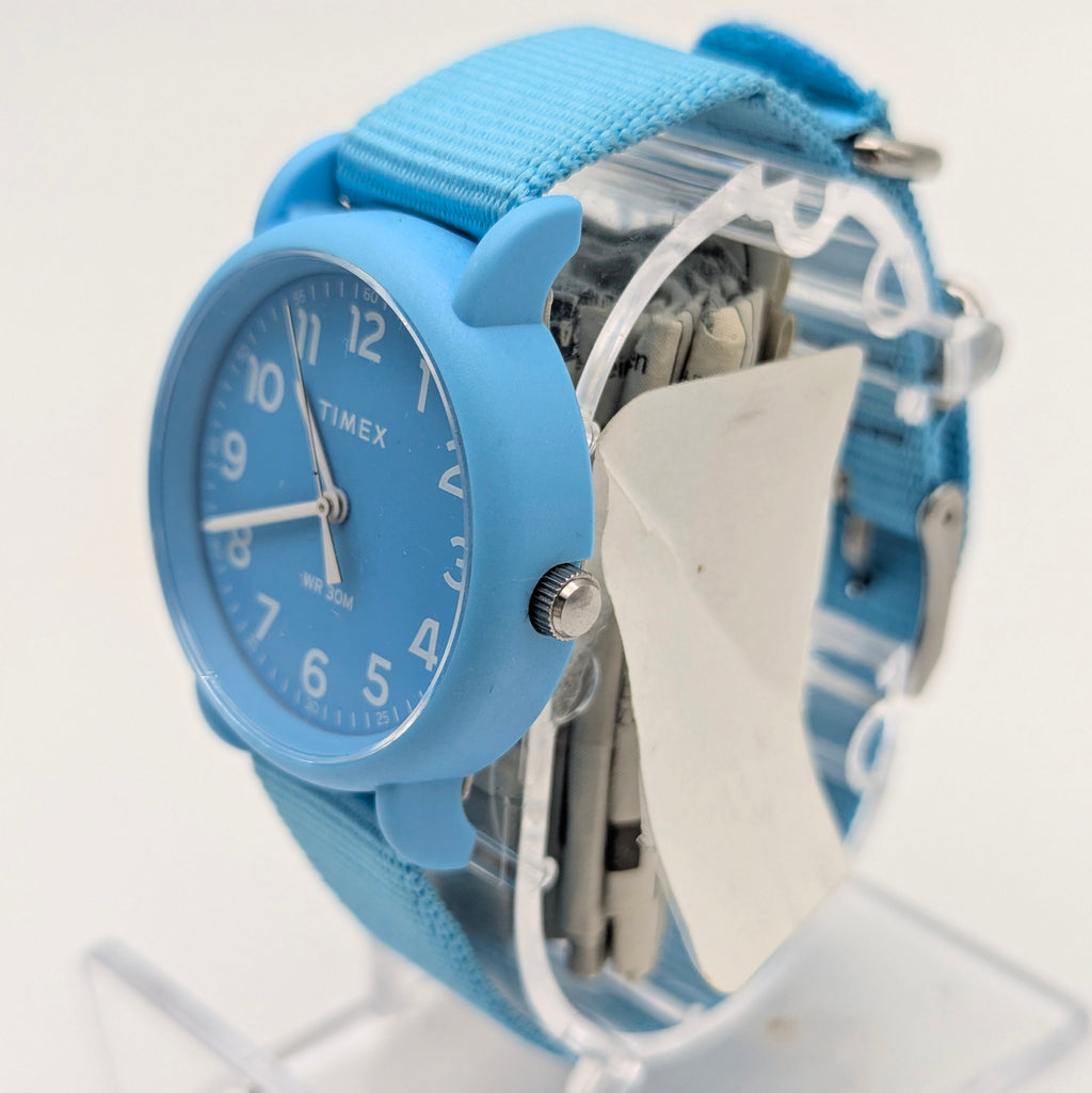 Timex TW2R40600 Blue Casual Quartz Watch — Cheerful, Effortless Style, Sold Naked - Bezel & Hide