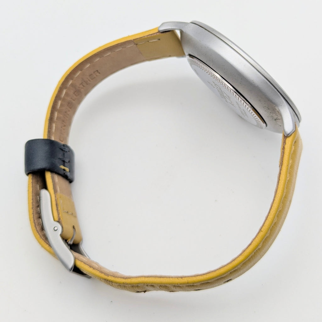 Joules JS1C1PY Yellow Stripe Ladies' Quartz Watch — Sold Naked - Bezel & Hide