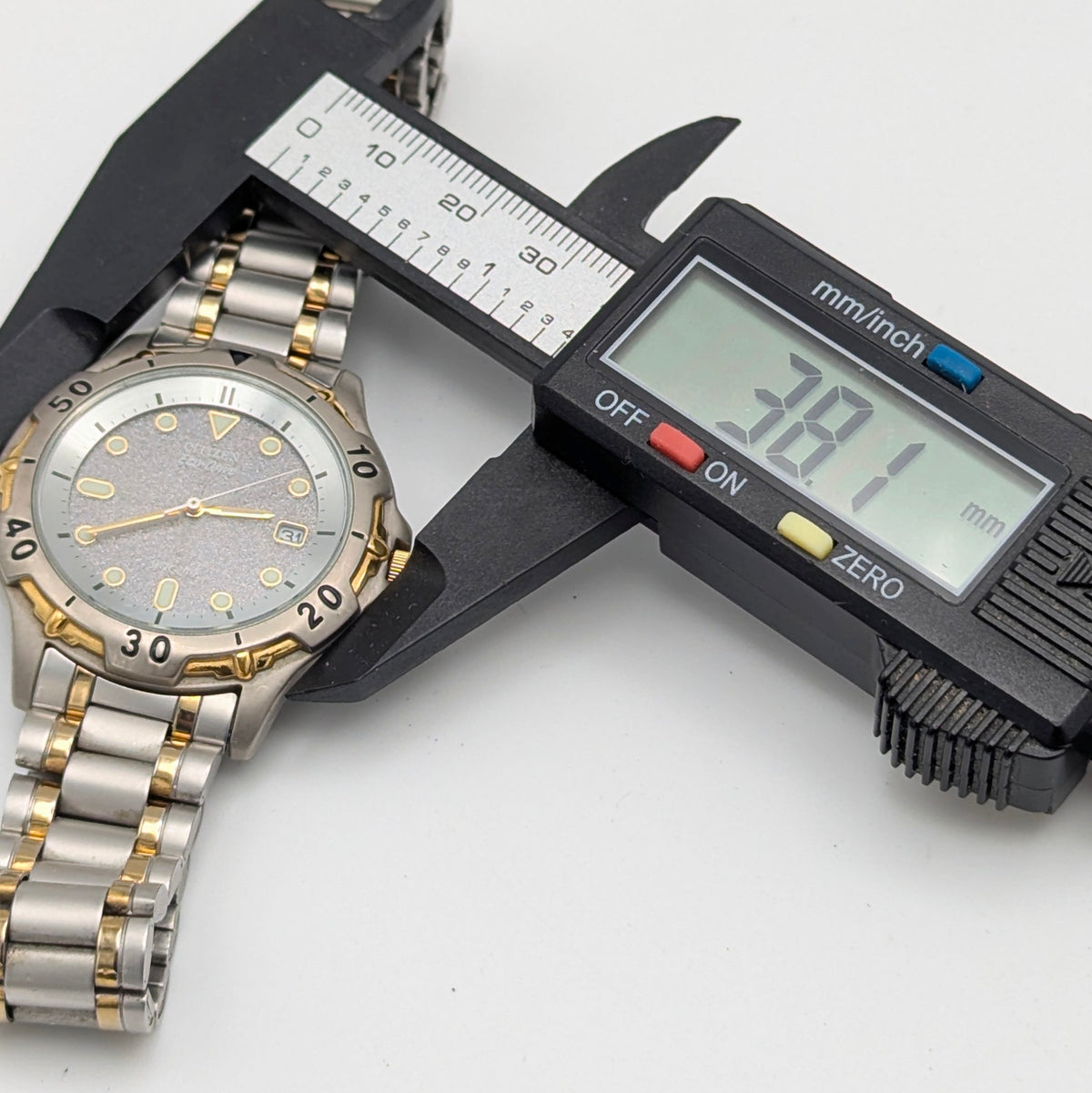 Citizen Eco-Drive Eco Drone — Solar-Powered Two-Tone Diver-Style Watch, Sold Naked - Bezel & Hide
