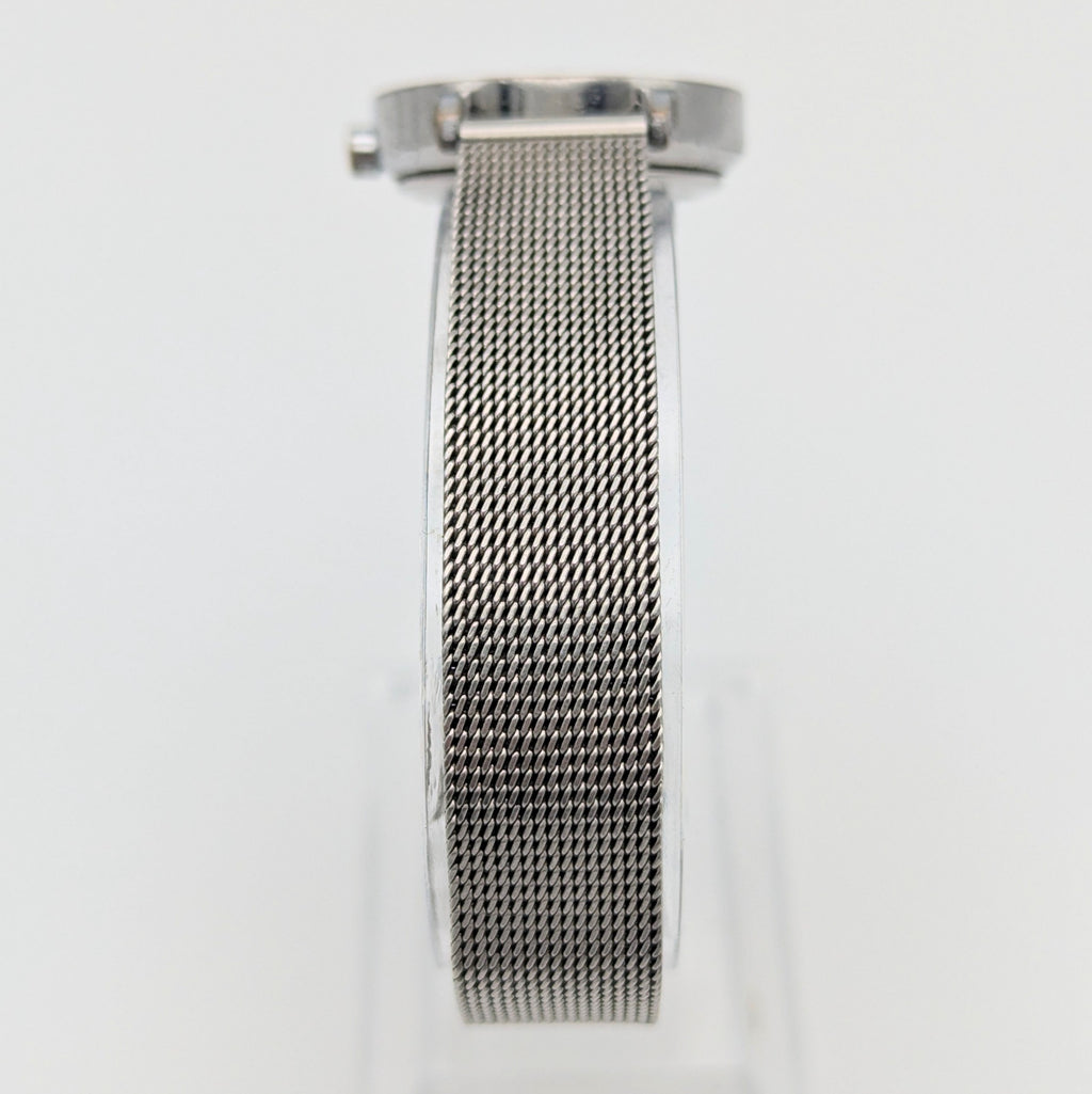Mondaine SBB Ladies' Swiss Railway Watch — White Dial, Steel Mesh Bracelet, Sold Naked - Bezel & Hide