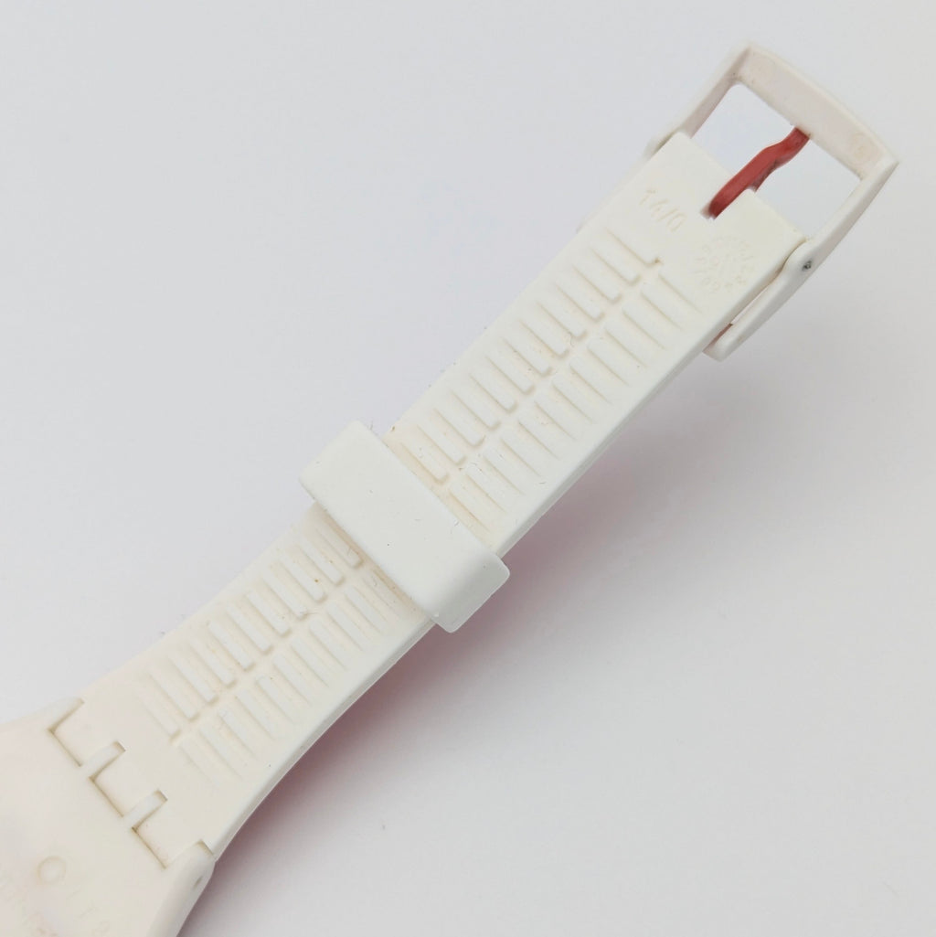 Swatch Originals Gent Poppy Red GE709 — Day-Date, Red Dial, Sold Naked - Bezel & Hide