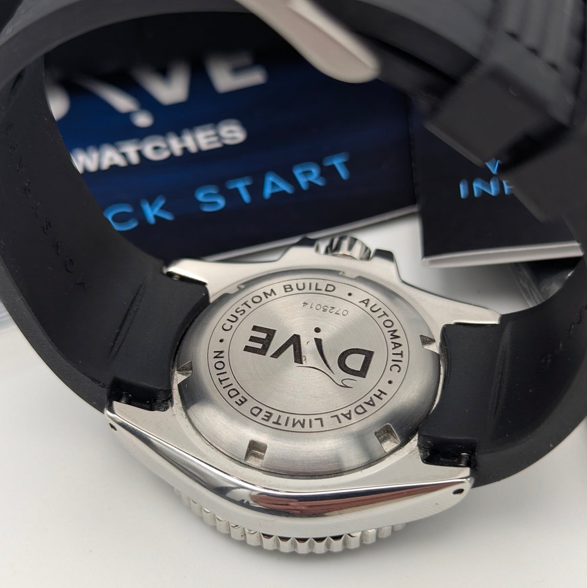 DIVE Watches — Hadal GMT | Dual-GMT Automatic Diver, Limited Edition (Serial: 0725014) - Bezel & Hide