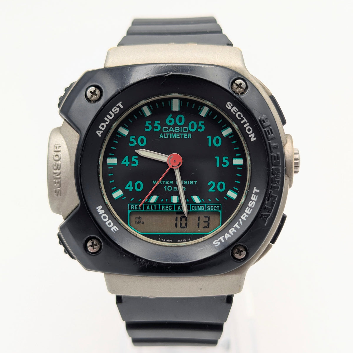 Casio APX-100 Altimeter — A Rare 90s Outdoor Sensor Watch, Sold Naked - Bezel & Hide