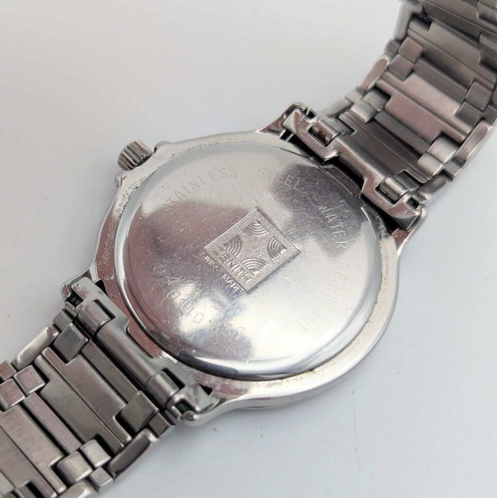 Zenith Espada Men's Quartz Watch — Swiss Made, Roman Dial, Sold Naked - Bezel & Hide
