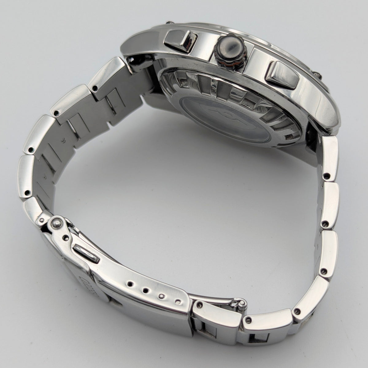 Seiko 7L22-0BB0 Kinetic Flyback Chronograph — Limited Edition 200/200, Black Dial - Bezel & Hide