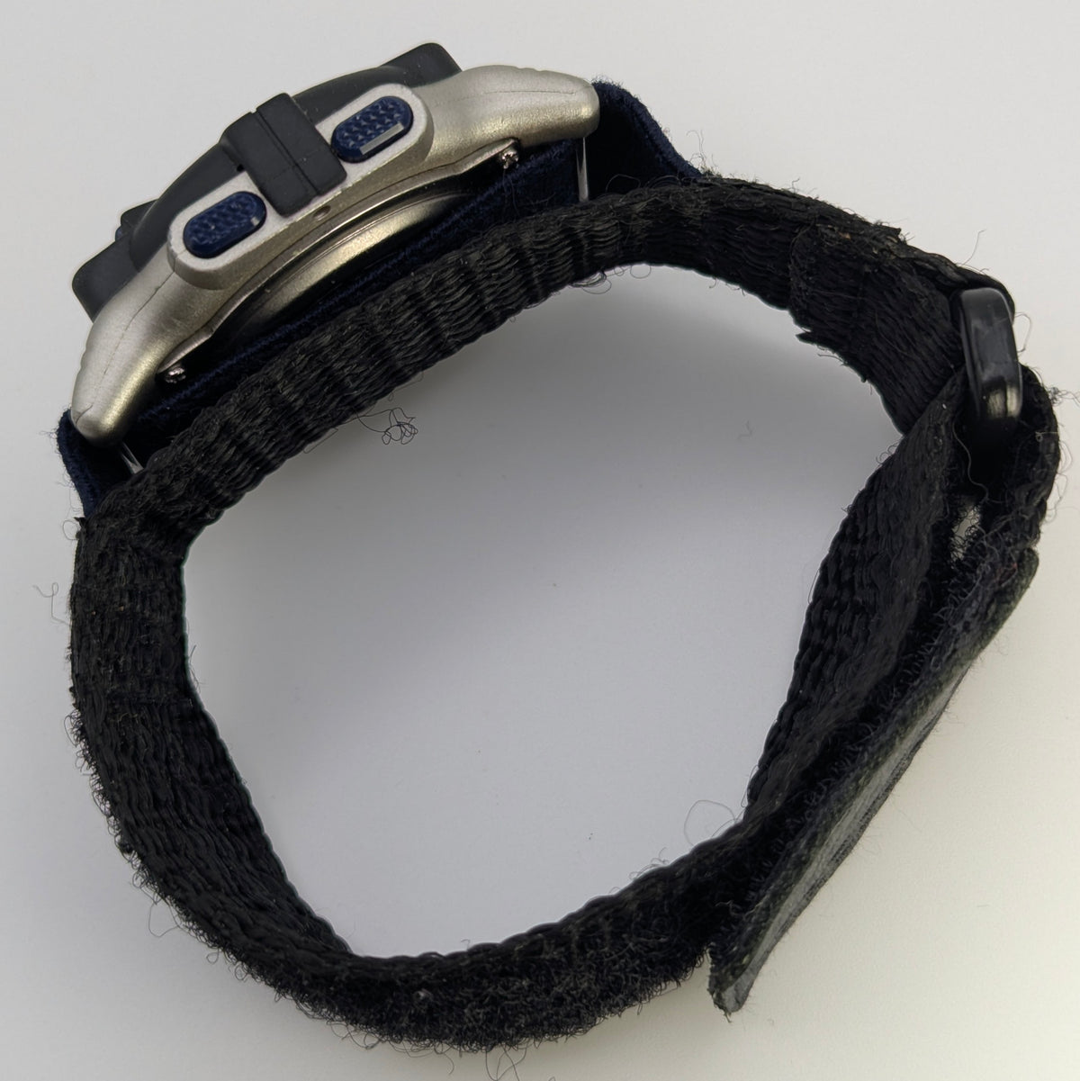 Timex Ironman Triathlon 8-Lap Digital Watch — INDIGLO, Original Strap, Vintage - Bezel & Hide