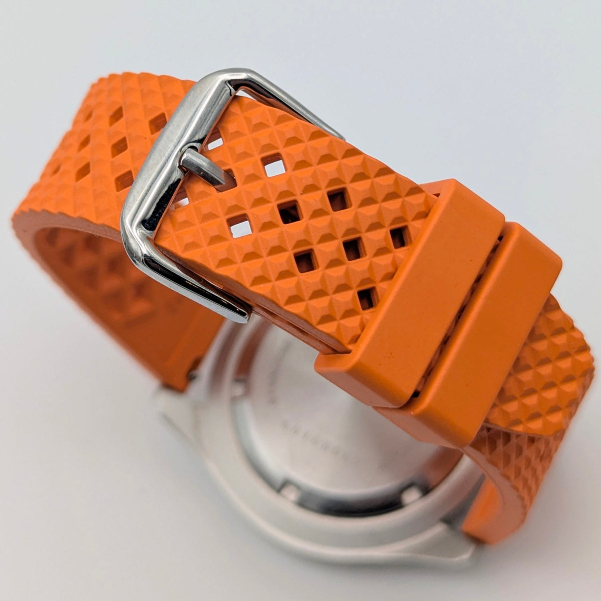 Aqua Lung Professional 500M Quartz Watch | Orange Dassari FKM Strap
