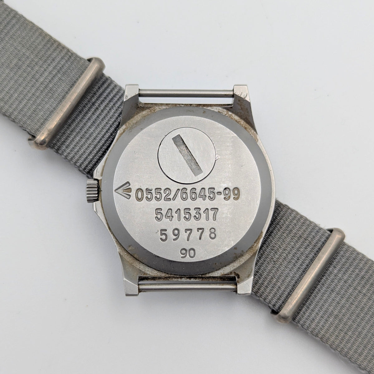 CWC G10 Royal Navy Issue Watch 1990 – Military Quartz, Grey G10 Strap