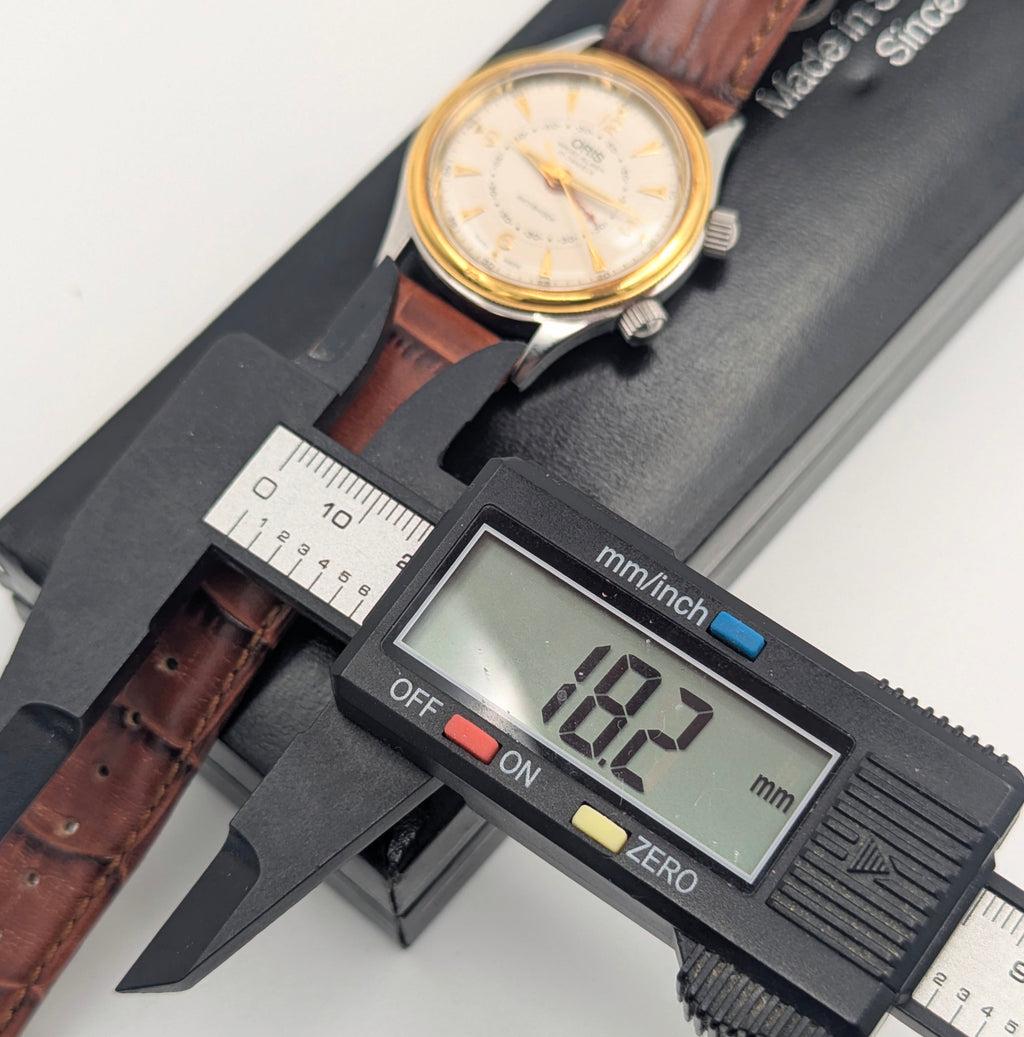 Oris Wrist Alarm Limited Edition – Ref. 418-7451-63 | 18kt Gold Bezel | No. 0297/1600 - Bezel & Hide
