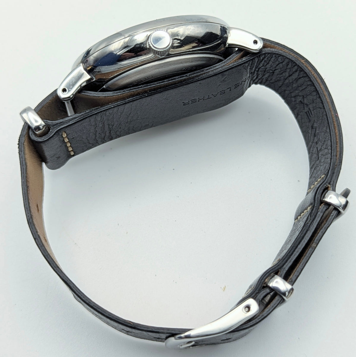 Timex Southview TW2R28600 Quartz — Black Dial, Black Leather NATO, Sold Naked - Bezel & Hide