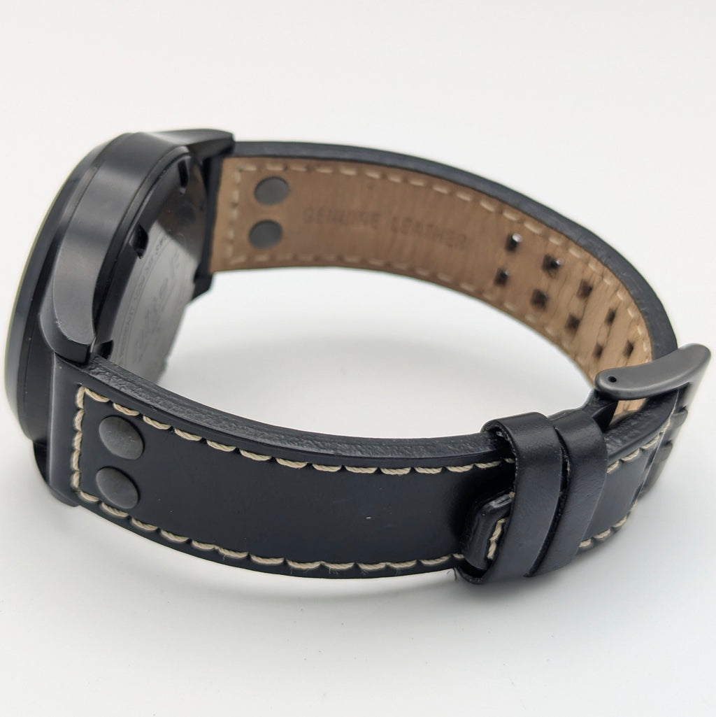Nite ICON Tritium Field Watch — Black PVD, 100m, Men's - Bezel & Hide