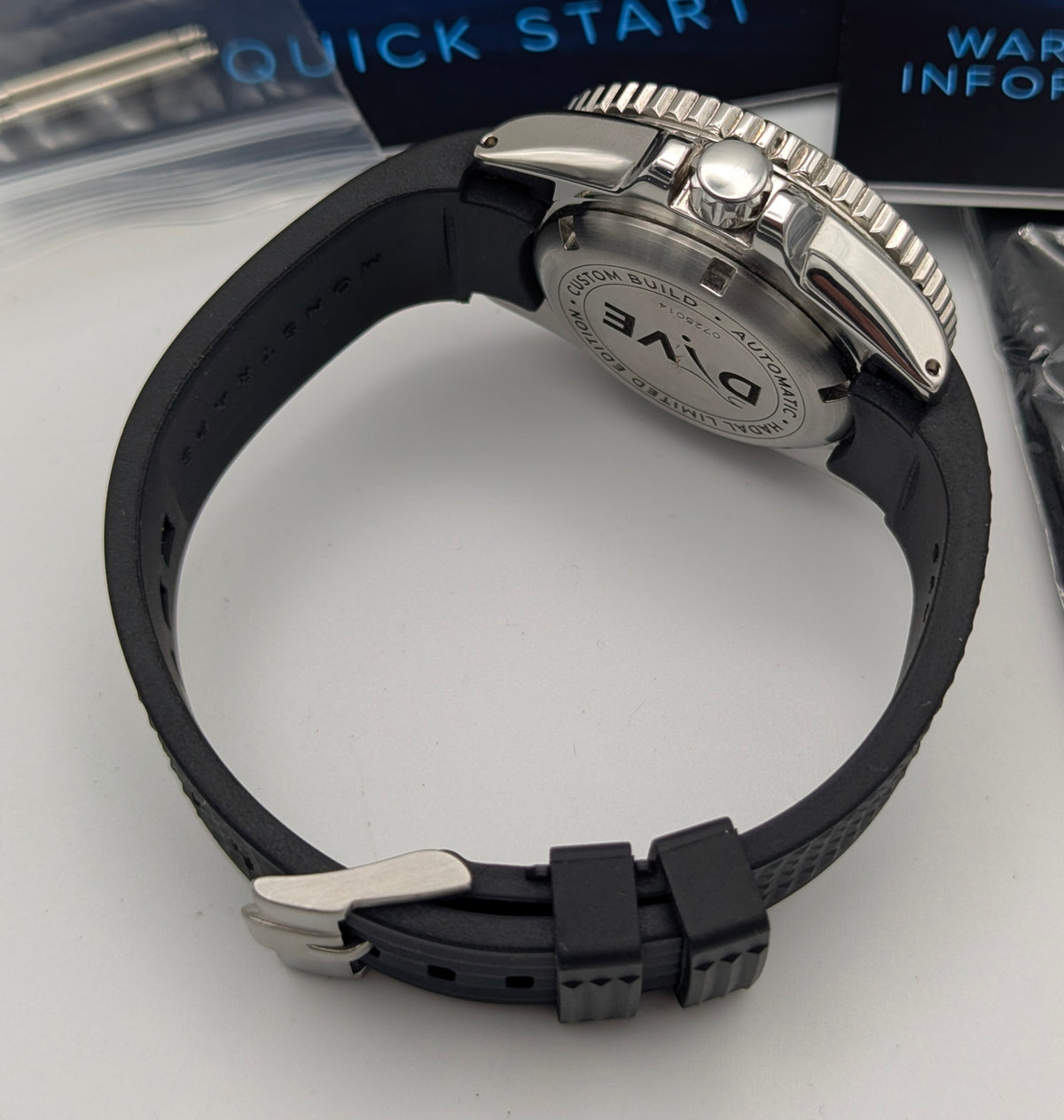 DIVE Watches — Hadal GMT | Dual-GMT Automatic Diver, Limited Edition (Serial: 0725014) - Bezel & Hide