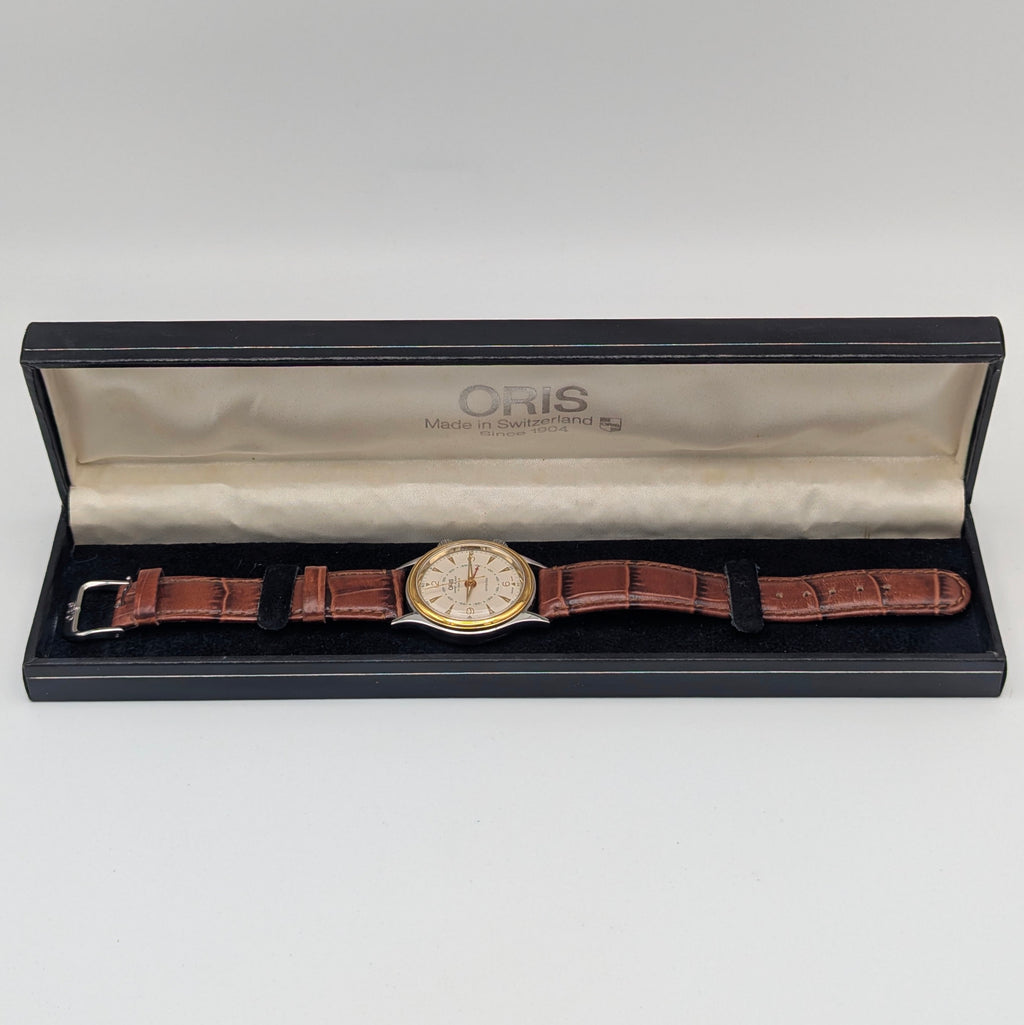 Oris Wrist Alarm Limited Edition – Ref. 418-7451-63 | 18kt Gold Bezel | No. 0297/1600 - Bezel & Hide