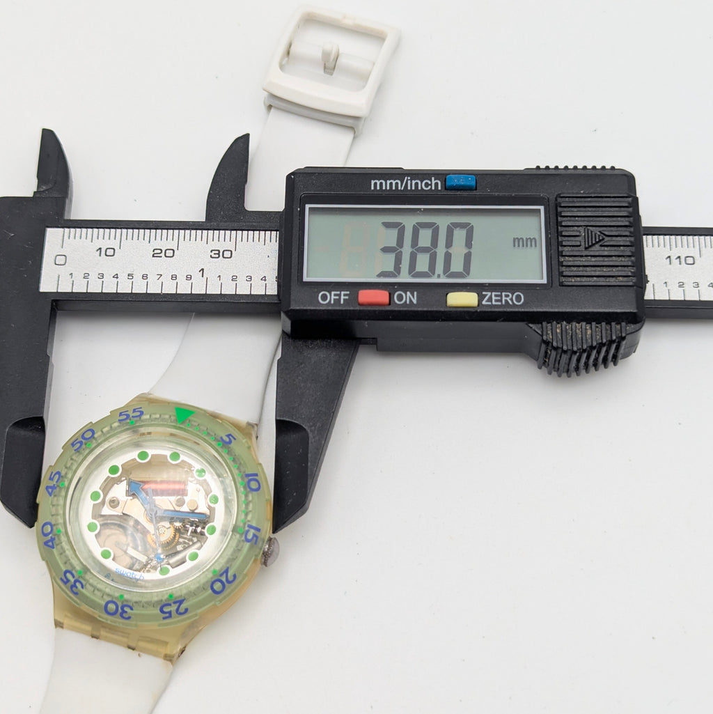 Swatch Scuba 200 SDZ100 — 1994 Seoul Olympic Commemorative, Swiss Quartz Diver, Sold Naked - Bezel & Hide