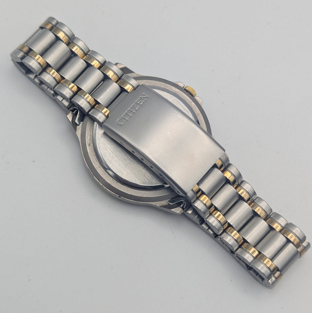 Citizen Eco-Drive Eco Drone — Solar-Powered Two-Tone Diver-Style Watch, Sold Naked - Bezel & Hide