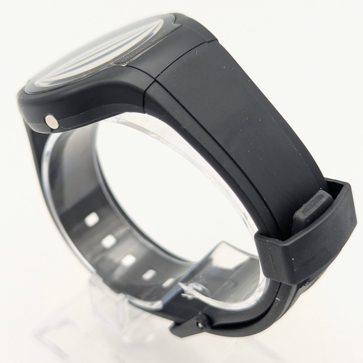 Casio AMW-90H Ana-Digi Watch — Black Resin, Gold Dial, Dual Time, Alarm, Sold Naked - Bezel & Hide