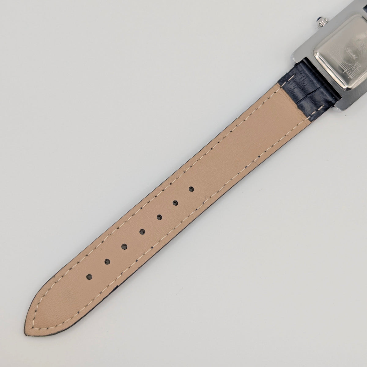 o.W.c Bristol Tank Blue Dial Quartz Watch — Odd Watch Company, Sold Naked - Bezel & Hide