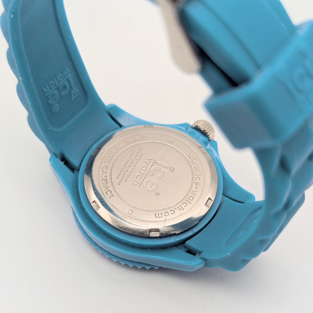 Ice-Watch Ice Love Quartz Watch — Turquoise Silicone, Sold Naked - Bezel & Hide