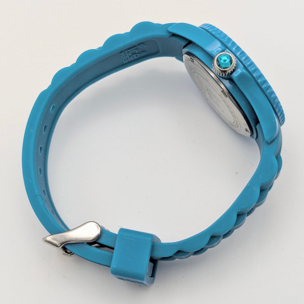 Ice-Watch Ice Love Quartz Watch — Turquoise Silicone, Sold Naked - Bezel & Hide
