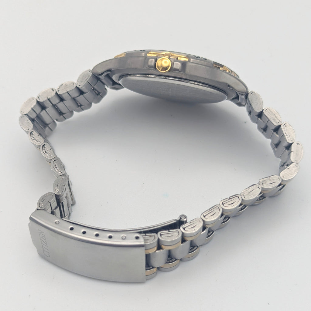 Citizen Eco-Drive Eco Drone — Solar-Powered Two-Tone Diver-Style Watch, Sold Naked - Bezel & Hide