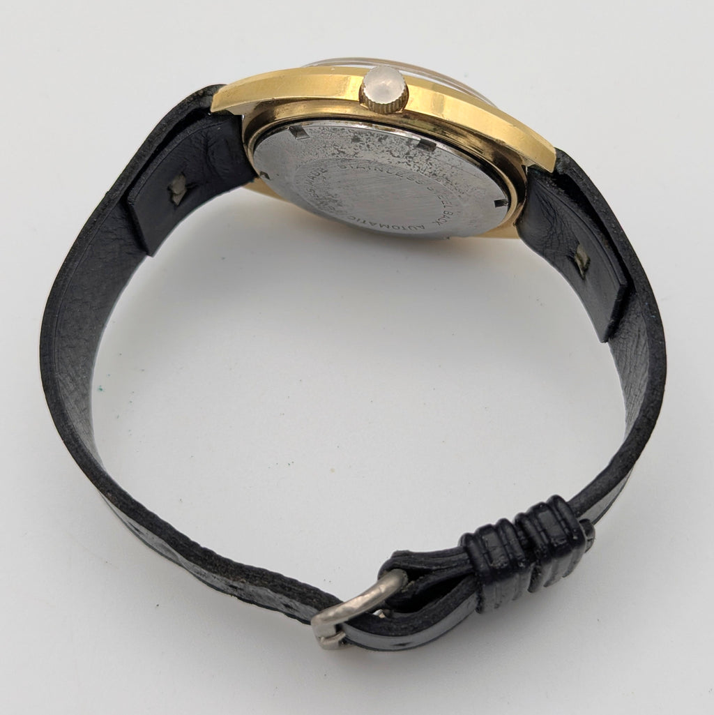 Montine of Switzerland Manual Wind Watch — 1970s Gold-Tone Elegance, Sold Naked - Bezel & Hide