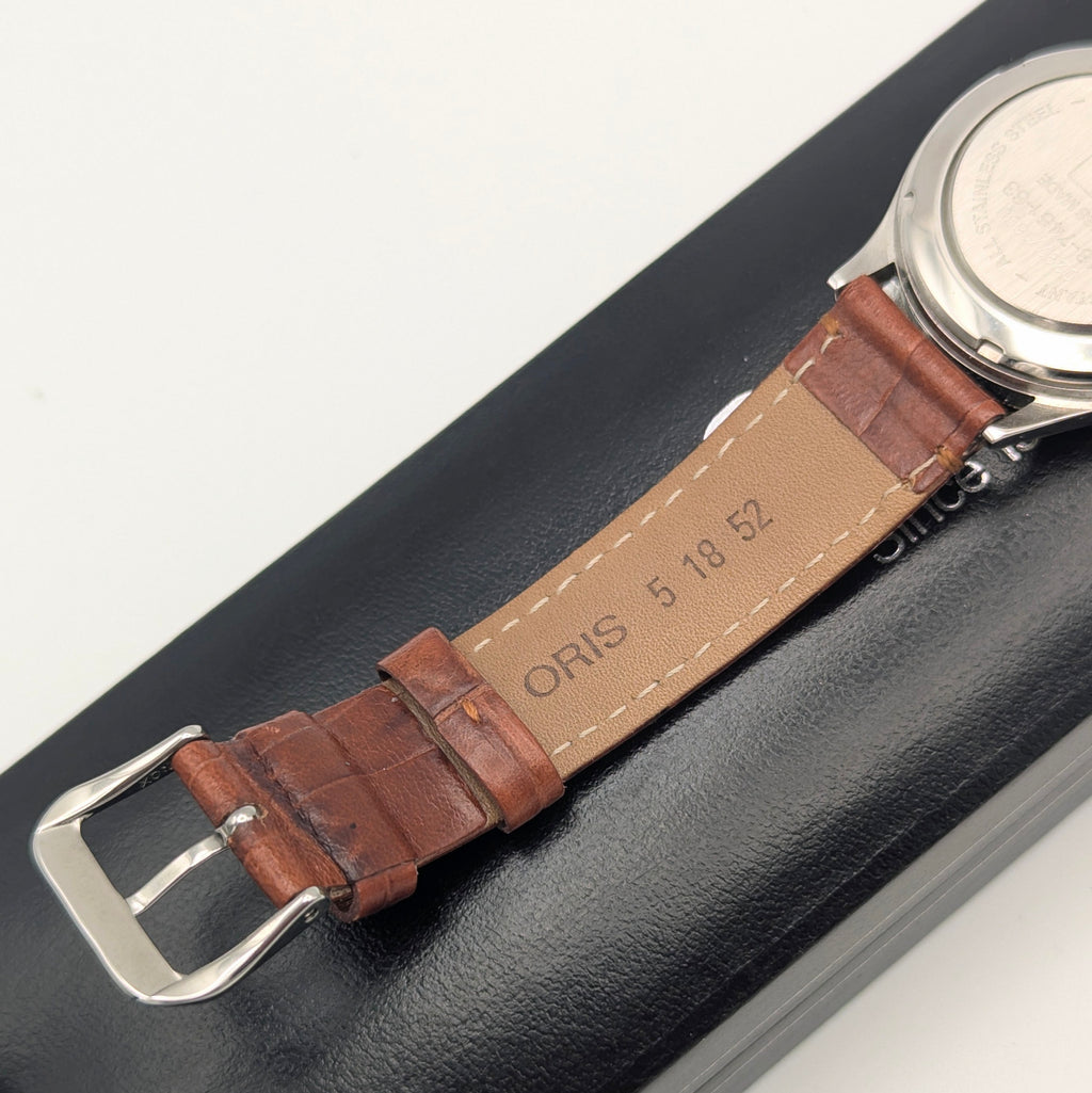 Oris Wrist Alarm Limited Edition – Ref. 418-7451-63 | 18kt Gold Bezel | No. 0297/1600 - Bezel & Hide