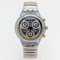 Swatch Grand Prix SCJ101 Chronograph — 1992 Swiss Quartz Motorsport Icon, Sold Naked - Bezel & Hide