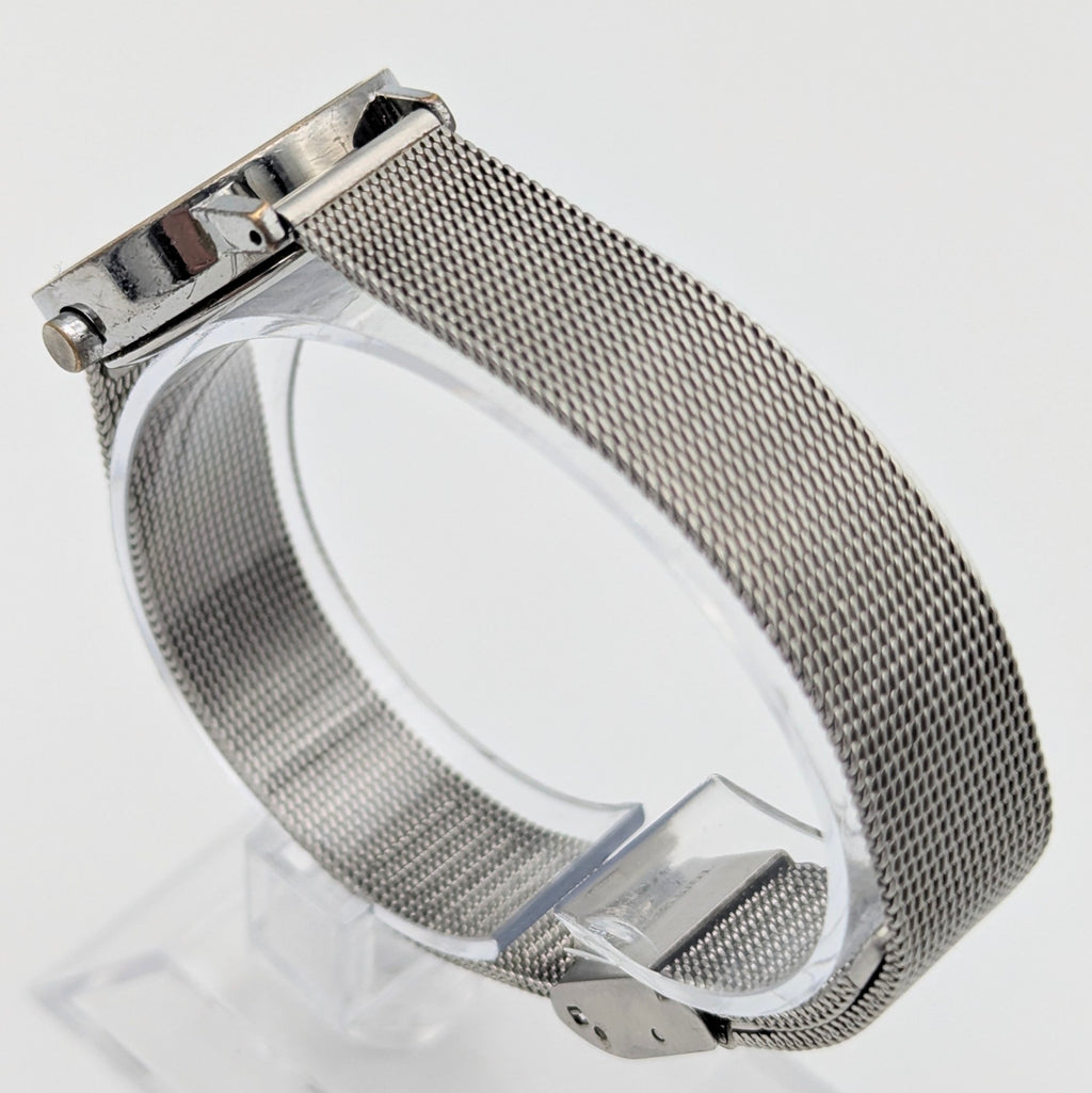 Mondaine SBB Ladies' Swiss Railway Watch — White Dial, Steel Mesh Bracelet, Sold Naked - Bezel & Hide